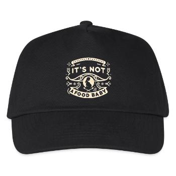 It's Not A Food Baby 11 - Kinder Basecap - Schwarz - Vorne