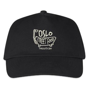 oslo street food - Kids’ Baseball Cap - black - Front