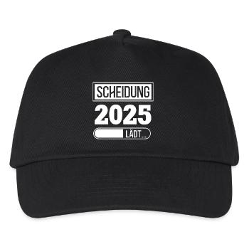 Scheidung 2025 Ehe Aus Trennung Geschieden - Kinder Basecap - Schwarz - Vorne