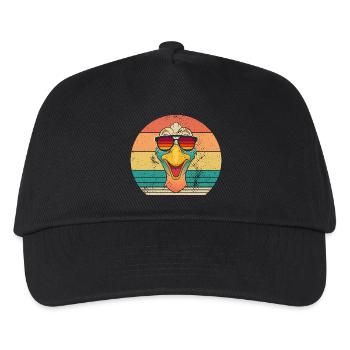 Goose - Kids’ Baseball Cap - black - Front