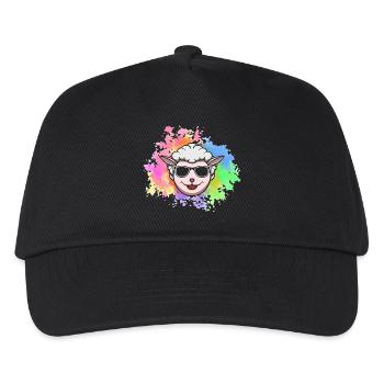 Schäfer Schaf - Kinder Basecap - Schwarz - Vorne
