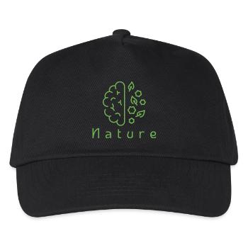 Nature - Kids’ Baseball Cap - black - Front