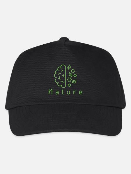 Natur - Kinder Basecap - Schwarz