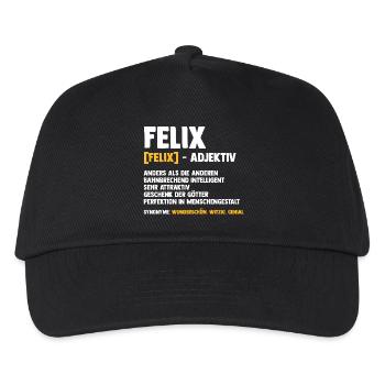 Felix - Casquette de baseball Enfant - noir - Devant
