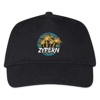 Chypre comme vacances - Casquette de baseball Enfant - noir - Devant