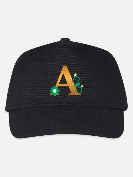 A - Kinder Basecap - Schwarz