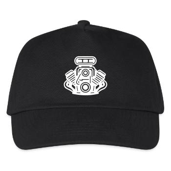 Motor Auto Symbol Tuning - Kinder Basecap - Schwarz - Vorne