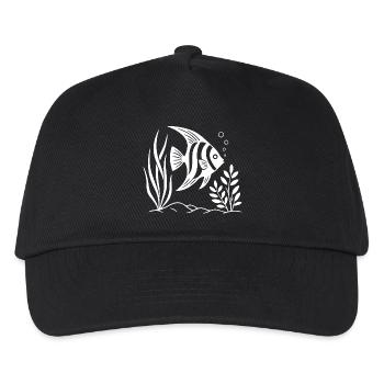 Underwater Fish Illustration for Apparel - Kids’ Baseball Cap - black - Front