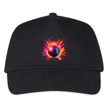 Bowling - Kinder Basecap - Schwarz - Vorne