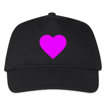 the purple heart - Kinder Basecap - Schwarz - Vorne