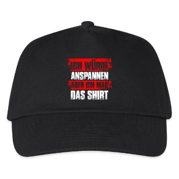 Anspannen Bodybuilding Bodybuilder Gym Kraftsport - Kinder Basecap - Schwarz - Vorne