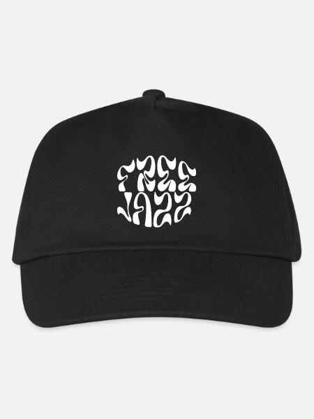 Kostenloses Jazz-Logo-Design - Kinder Basecap - Schwarz