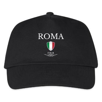 Rome Italy, elegant minimalist design - Kids’ Baseball Cap - black - Front