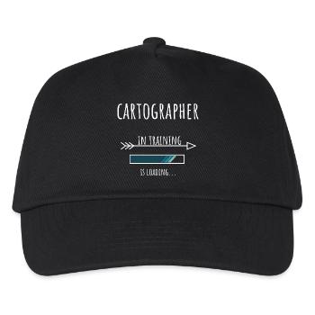Geschenk Beruf Ausbildung Cartographer - Kinder Basecap - Schwarz - Vorne