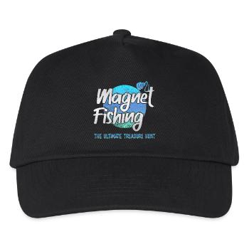 Aimant de pêche en néodyme pour pêcheur magnétique - Casquette de baseball Enfant - noir - Devant