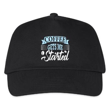Le café me lance - Casquette de baseball Enfant - noir - Devant