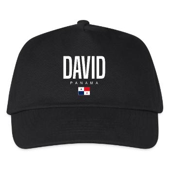 David Panama Panamaer - Kinder Basecap - Schwarz - Vorne