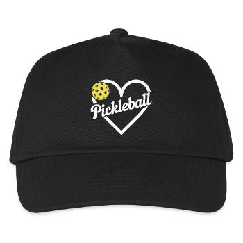 Pickleball - Kinder Basecap - Schwarz - Vorne