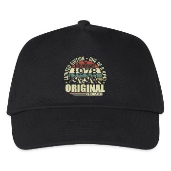 Birthday november 1978 - Kids’ Baseball Cap - black - Front