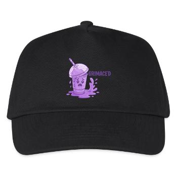 Grimace Shake Chaos - Kinder Basecap - Schwarz - Vorne