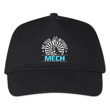 Mechanical Engineering Maschinenbauer Ingenieur - Kinder Basecap - Schwarz - Vorne
