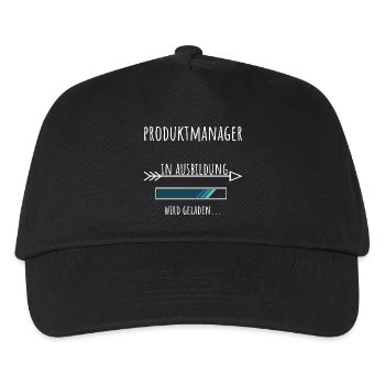 Produktmanager Produktmanagement Studium Beruf - Kinder Basecap - Schwarz - Vorne