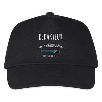 Journalism Student Profession Education Editor - Kids’ Baseball Cap - black - Front
