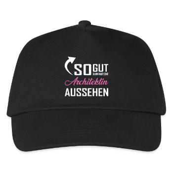 So gut kann nur eine Architektin aussehen - Kinder Basecap - Schwarz - Vorne