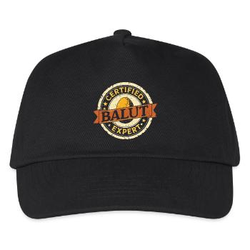 Certified Balut Expert Phillippinen - Kinder Basecap - Schwarz - Vorne