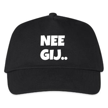 nein du - Kinder Basecap - Schwarz - Vorne