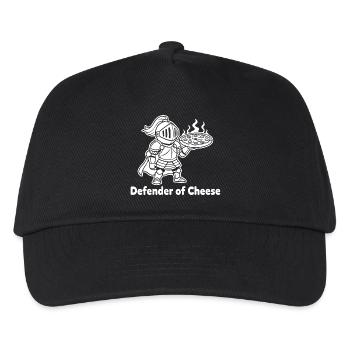 Pizza chevalier du fromage - Casquette de baseball Enfant - noir - Devant