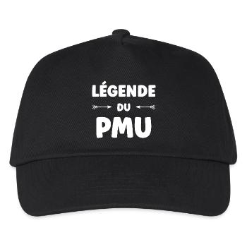 PMU-Humor - Kinder Basecap - Schwarz - Vorne