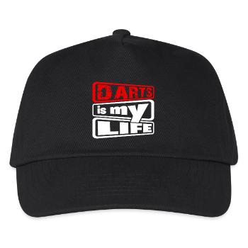 Dart,Darts is my Life 2 - Kids’ Baseball Cap - black - Front