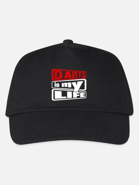 Dart, Darts c’est ma vie 2 - Casquette de baseball Enfant - noir