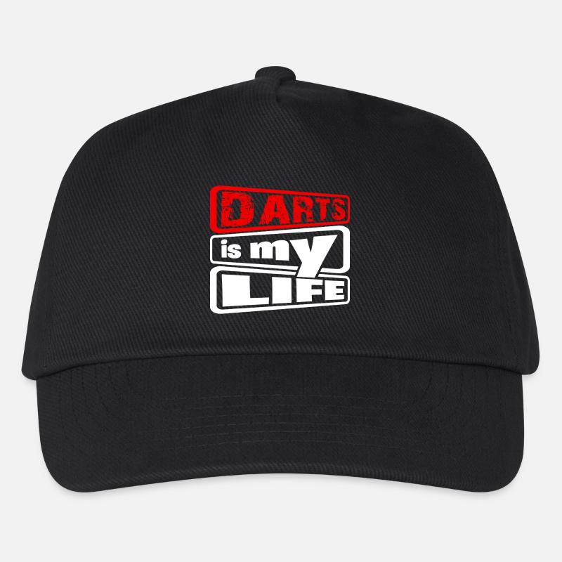 Dart,Darts is my Life 2 - Kinder Basecap - Schwarz