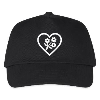 Heart + Florist – Super Florist - Kids’ Baseball Cap - black - Front