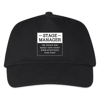 Régisseur de théâtre Bühne - Casquette de baseball Enfant - noir - Devant