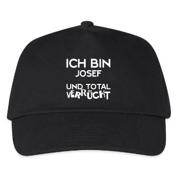 Josef - Kinder Basecap - Schwarz - Vorne
