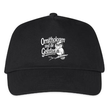 Ornithologen sind die Geilsten - Kinder Basecap - Schwarz - Vorne