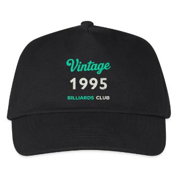 Vintage 1995 – Club de billard rétro Année de naissance - Casquette de baseball Enfant - noir - Devant
