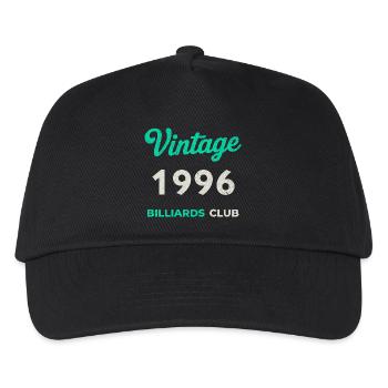 Vintage 1996 – Club de billard rétro Année de naissance - Casquette de baseball Enfant - noir - Devant
