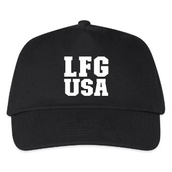 LFG USA - Kinder Basecap - Schwarz - Vorne