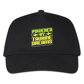Energy Drink Powered By Taurine Dreams - Kids’ Baseball Cap - black - Front