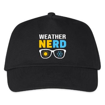 Météorologue Tornade en météorologie - Casquette de baseball Enfant - noir - Devant