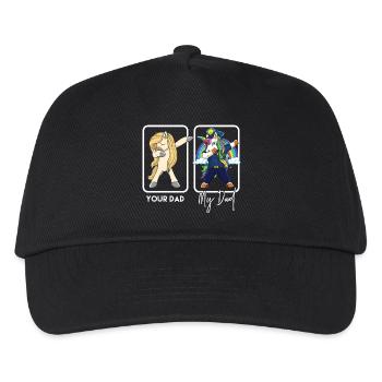 Drôle de policier Papa licorne Policier Policier - Casquette de baseball Enfant - noir - Devant