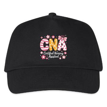 Caregiver Saying Funny Caregiver Gift - Kids’ Baseball Cap - black - Front