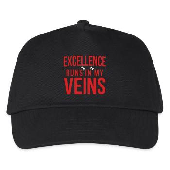 ER Nurse Excellence Runs In My Veins Paramedic - Kids’ Baseball Cap - black - Front