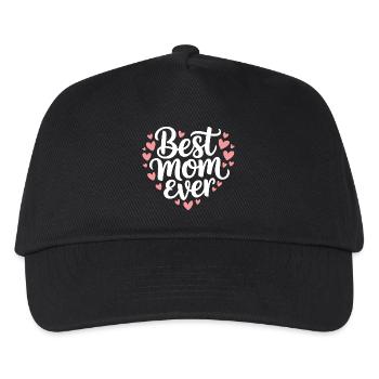Die beste Mutter aller Zeiten - Kinder Basecap - Schwarz - Vorne