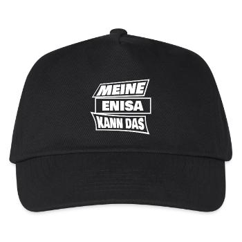 Enisa - Kinder Basecap - Schwarz - Vorne