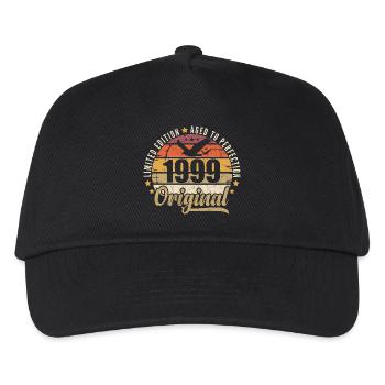 Geburtstagsgeschenk 1999 Original 1999 - Kinder Basecap - Schwarz - Vorne